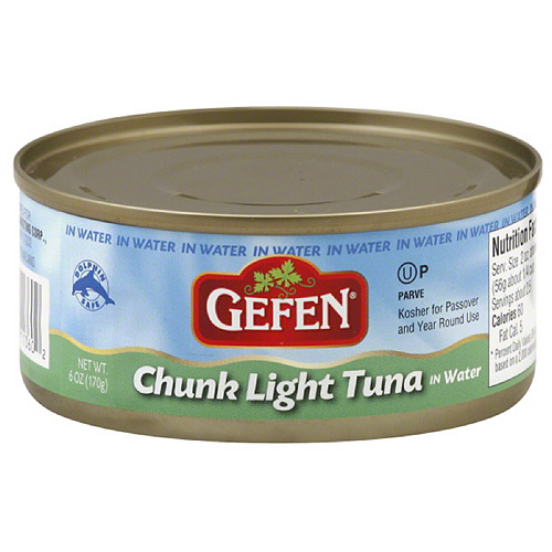 Gefen Chunk Light Tuna in Water  6 Oz (Pack of 48)