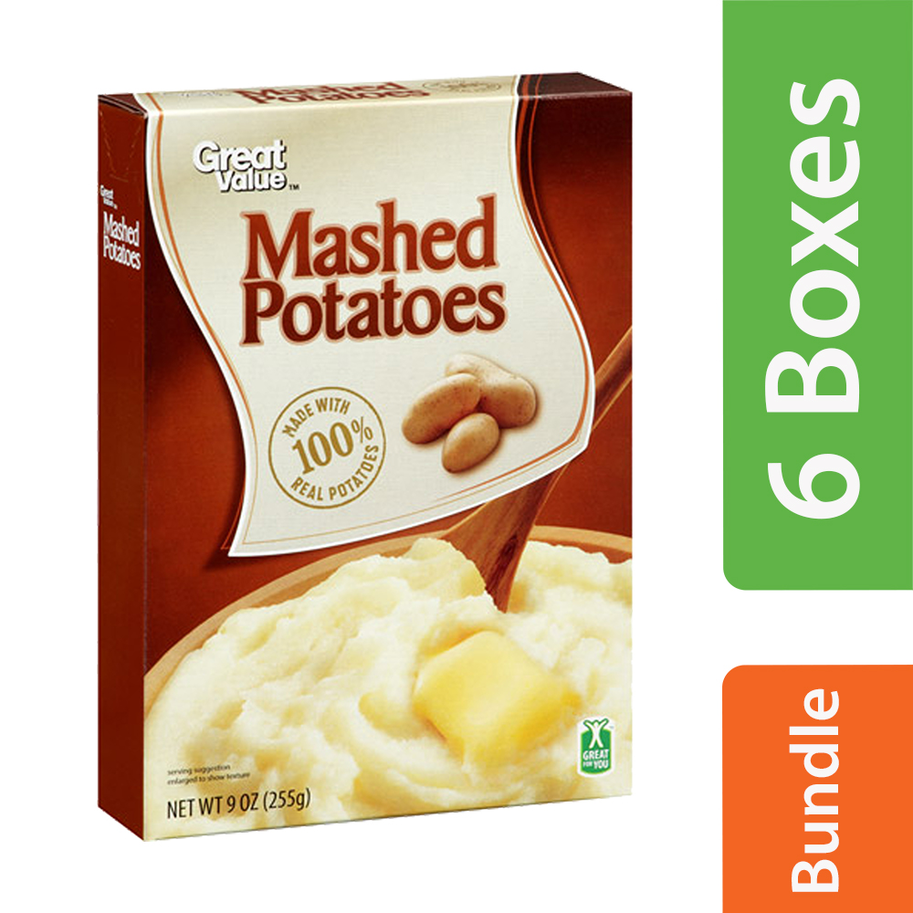 Great Value Instant Mashed Potatoes, 9 Oz
