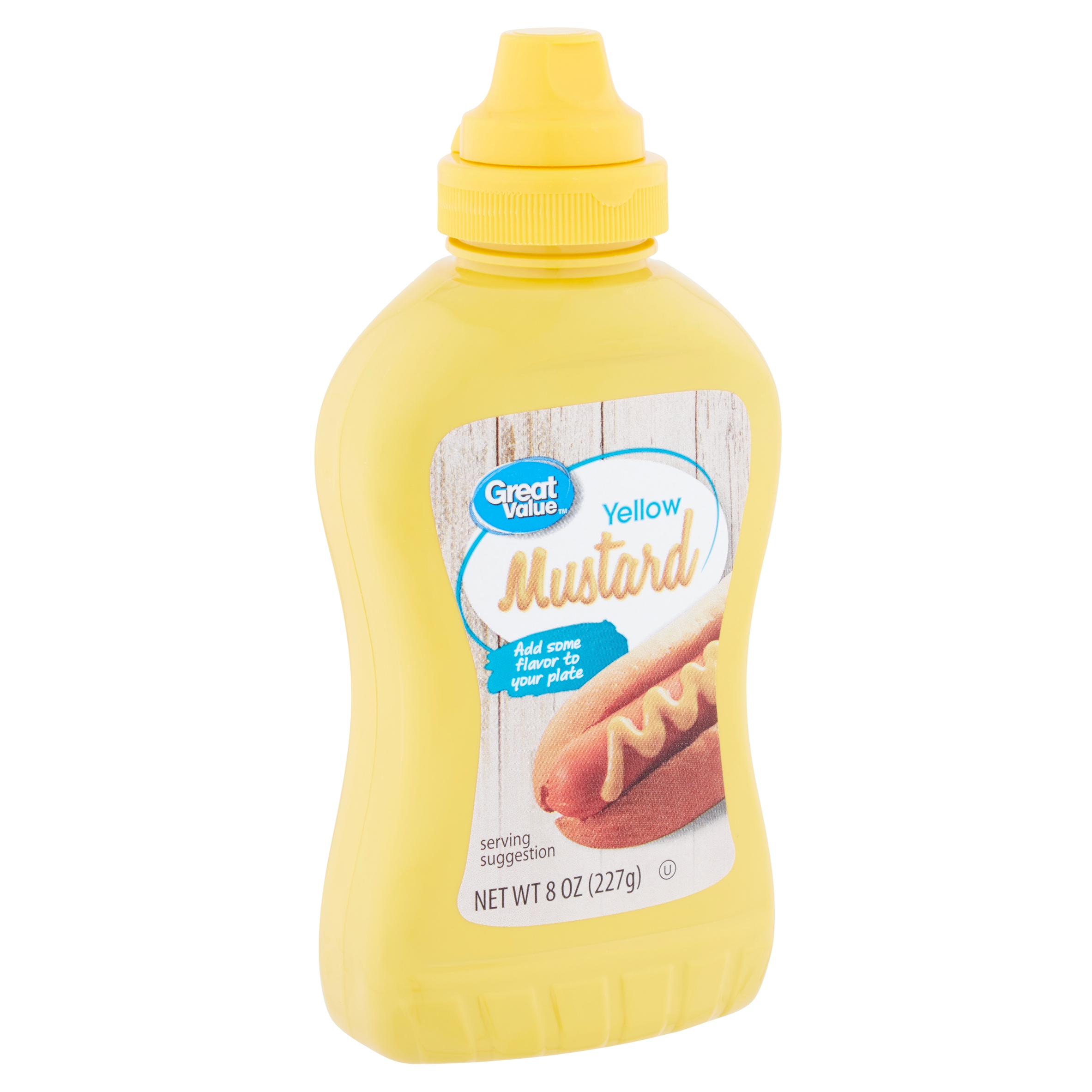 (4 Pack) Great Value Yellow Mustard, 8 Oz Image