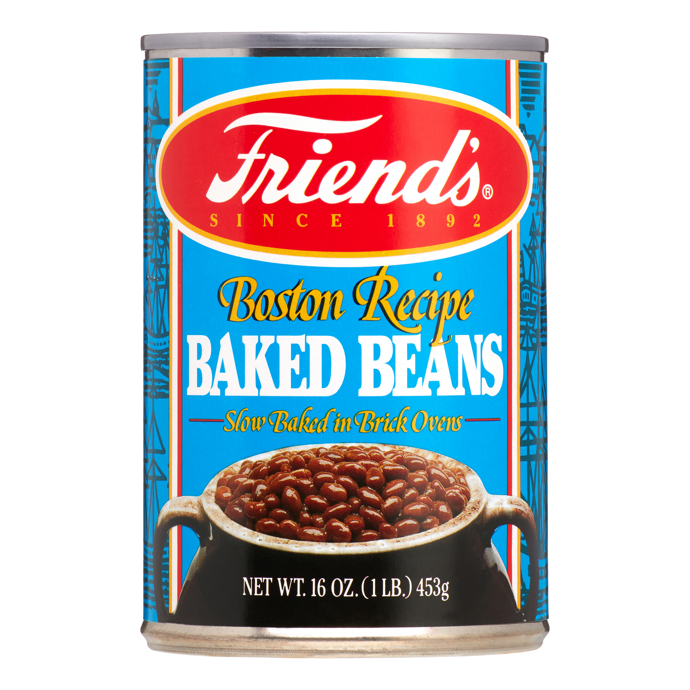 (4 Pack) Friends Boston Recipe Baked Beans, 16 Oz