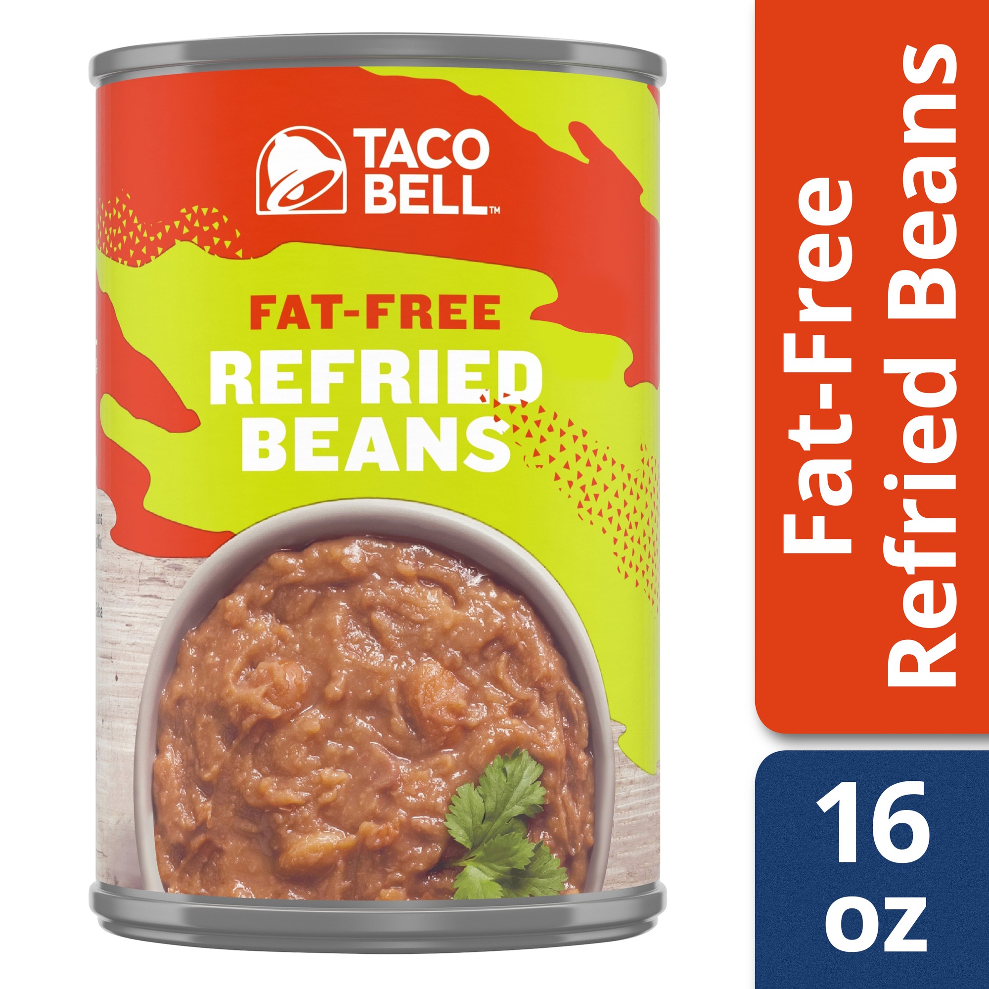 Taco Bell Fat-Free Refried Beans  16 Oz Can
