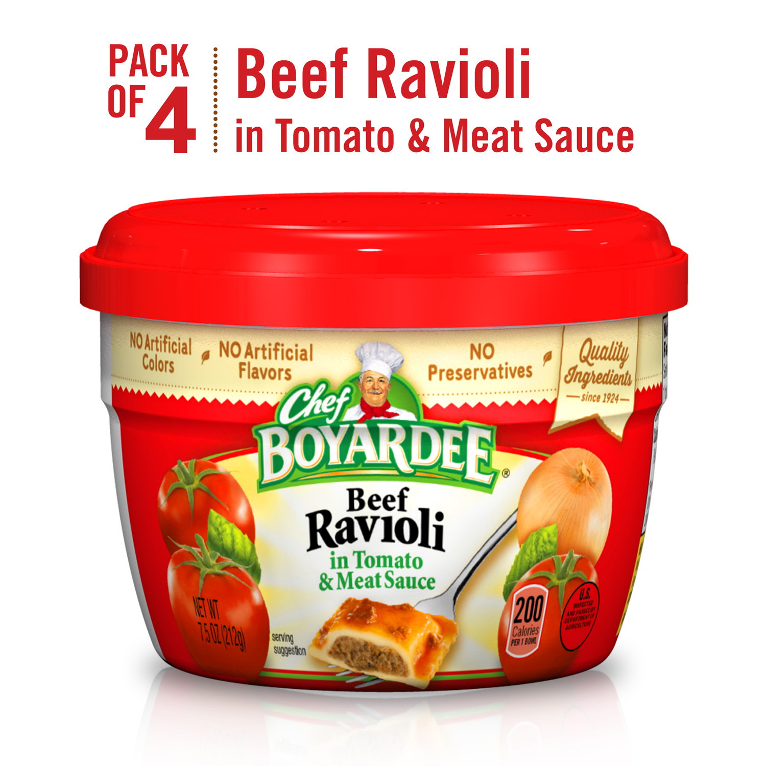 CHEF BOYARDEE Microwaveable Beef Ravioli, 30 OZ