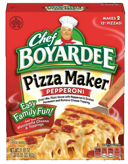 Chef Boyardee Pepperoni Pizza Maker, 31.85 Oz, 6 Pack