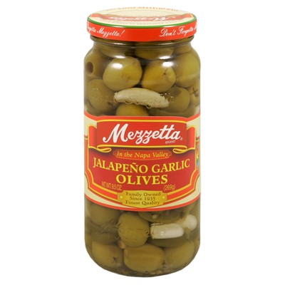 KHFM00049584 9.5 Oz Jalapeno Garlic Olives