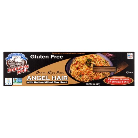 BROWN RICE PASTA ANGEL HAIR WITH GOLDEN MILLED FLAX SEED
