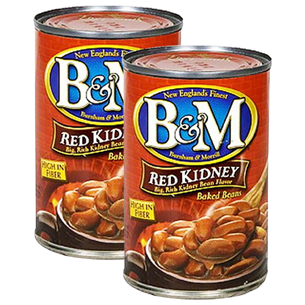 RED KIDNEY BAKED BEANS WITH MOLASSES, PORK & SPICES, MOLASSES, PORK & SPICES
