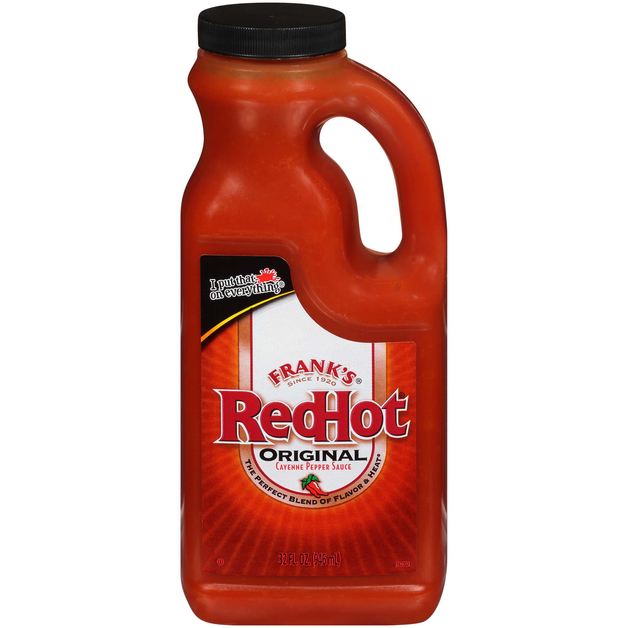 Frank S RedHot Kosher Original Cayenne Pepper Hot Sauce  32.0 Fl Oz Jug