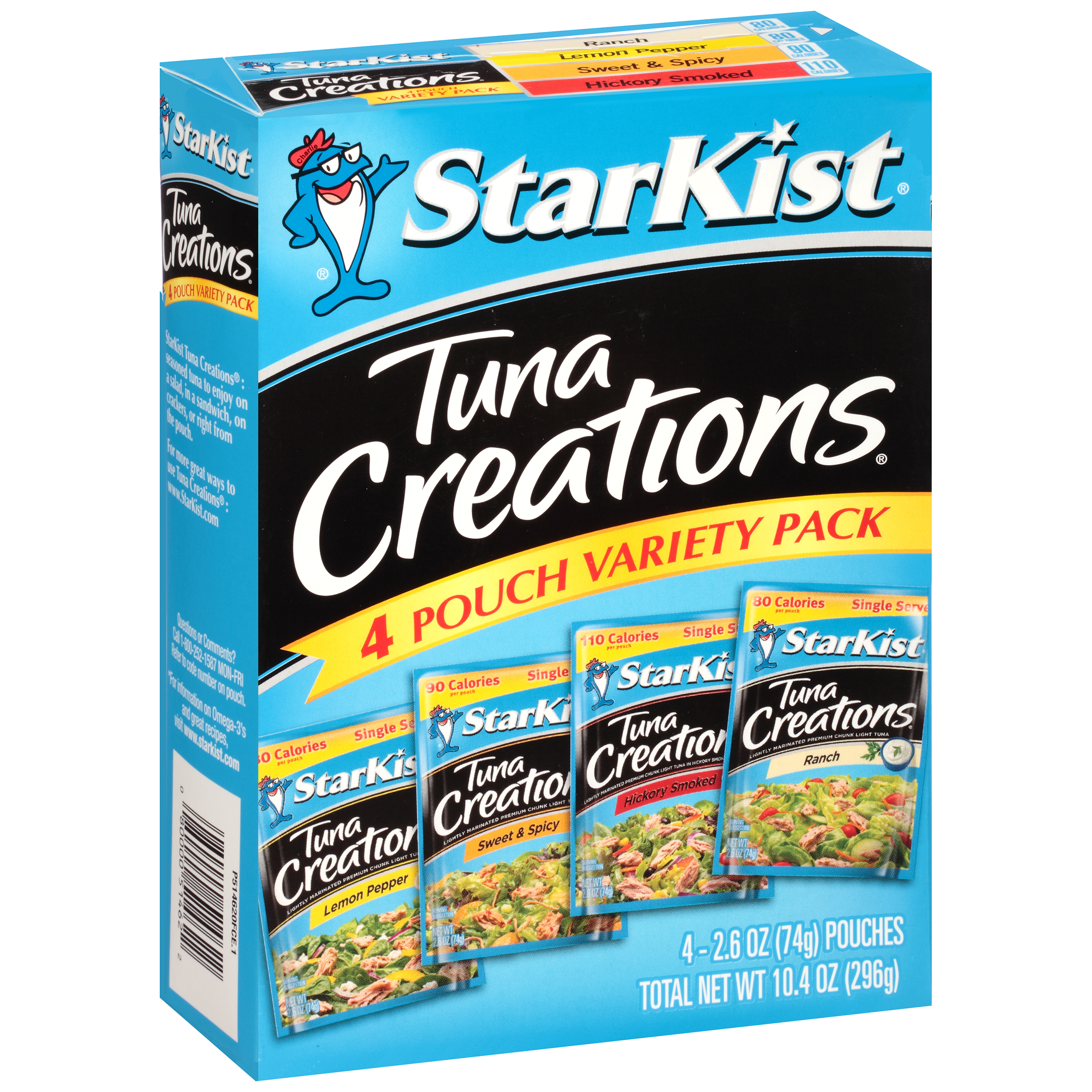 StarKist Tuna Creations® Variety Pack - 2.6 Oz Pouch (4-Pack)