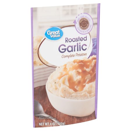 Great Value Roasted Garlic Complete Potatoes, 4 Oz