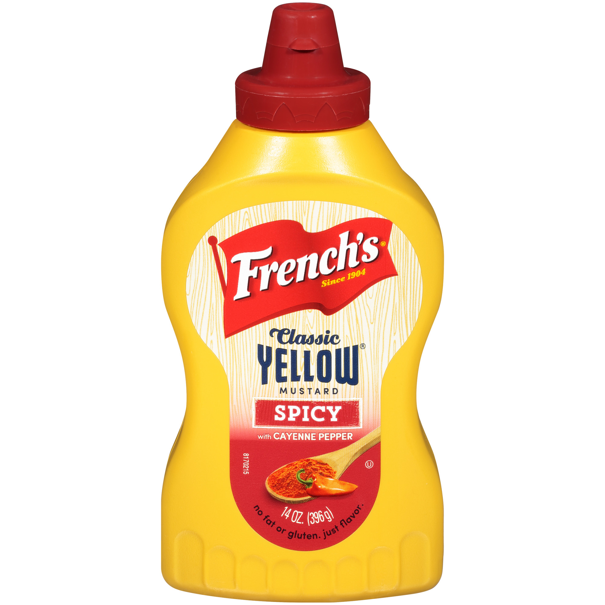 French's, Classic Yellow Mustard, Spicy with Cayenne Pepper