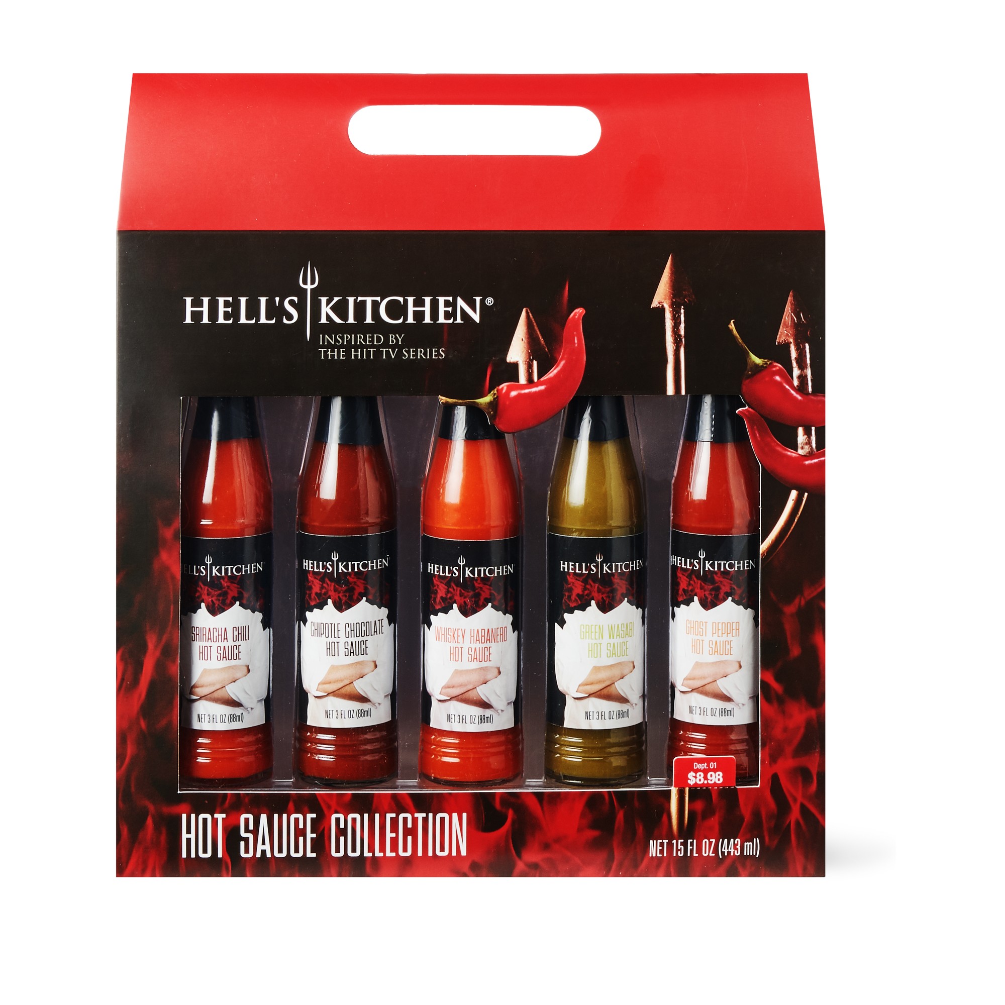 Maud Borup  Hot Sauce Holiday Sampler  5 Gourmet Flavors  15 Fl Oz