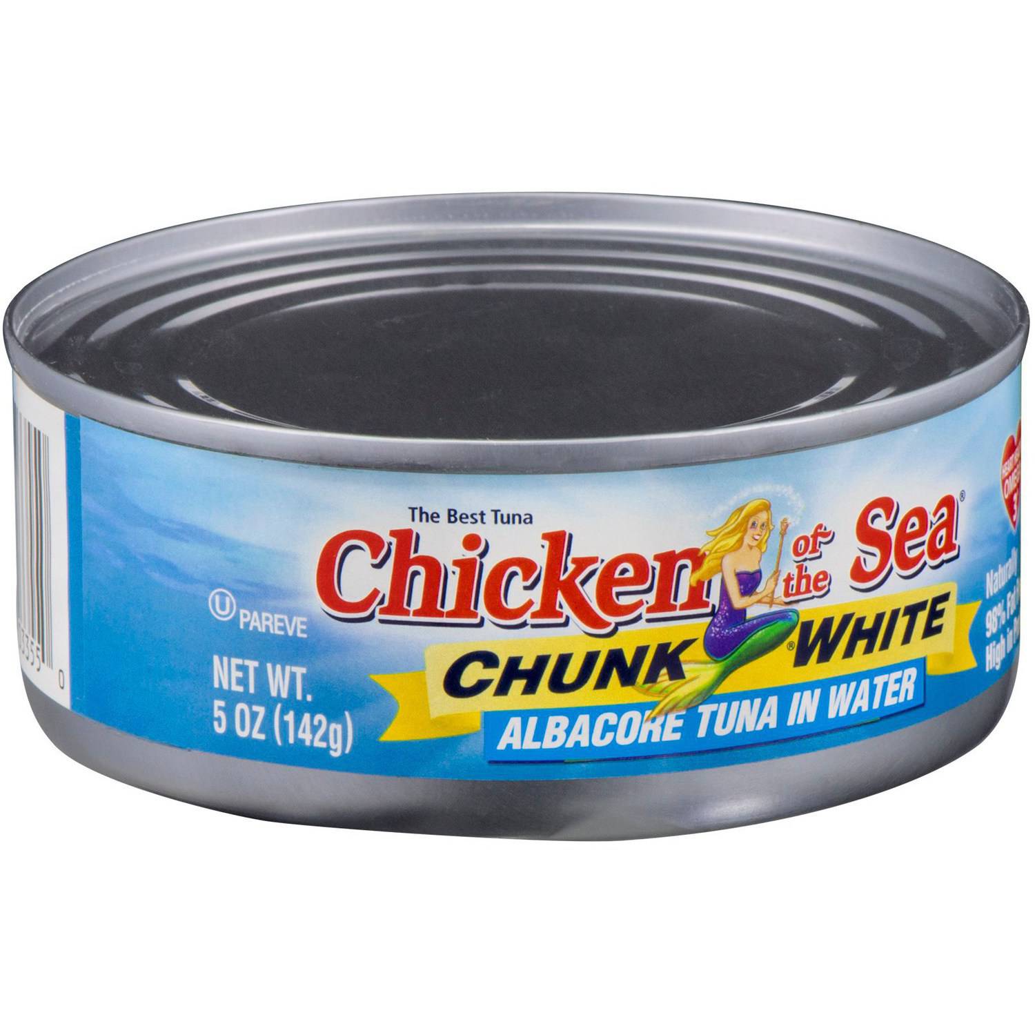 Chicken of the Sea Chunk White Albacore Tuna in Water, 5 Oz, (Pack of 6)