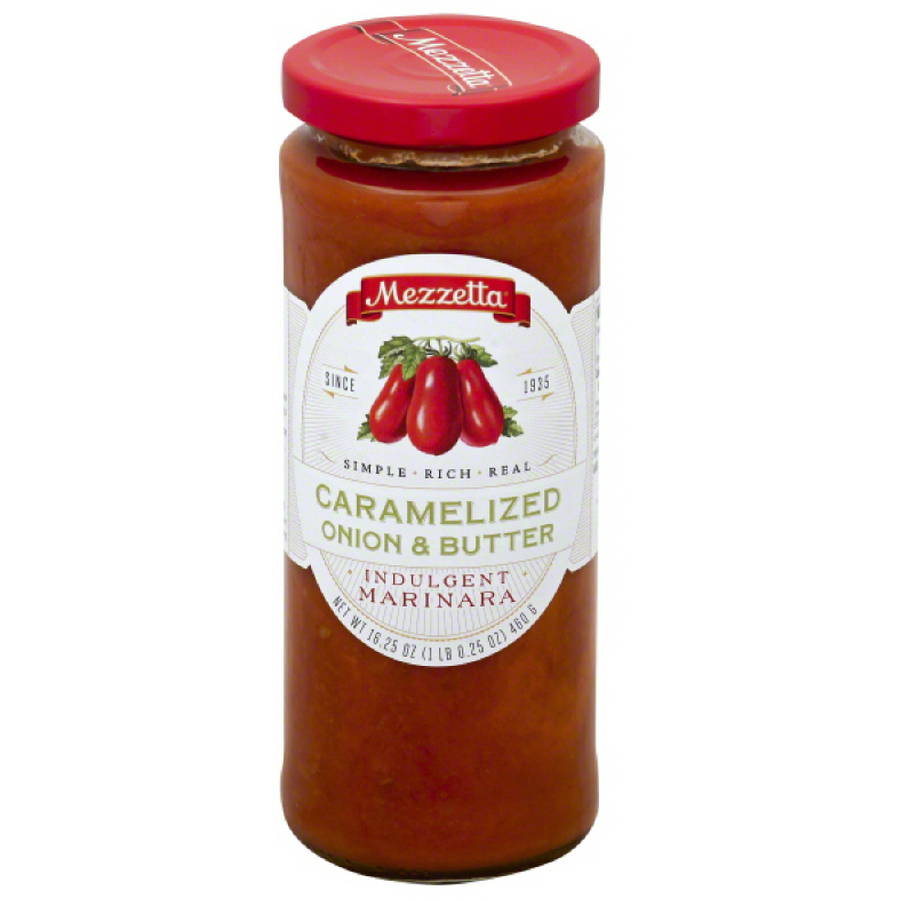 Mezzetta Caramelized Onion & Butter Indulgent Marinara Sauce, 16.25 Oz, (Pack of 6)