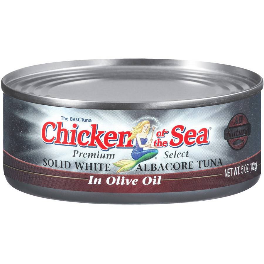 Chicken of the Sea Solid White Albacore Tuna in Olive Oil, 5 Oz, (Pack of 6)