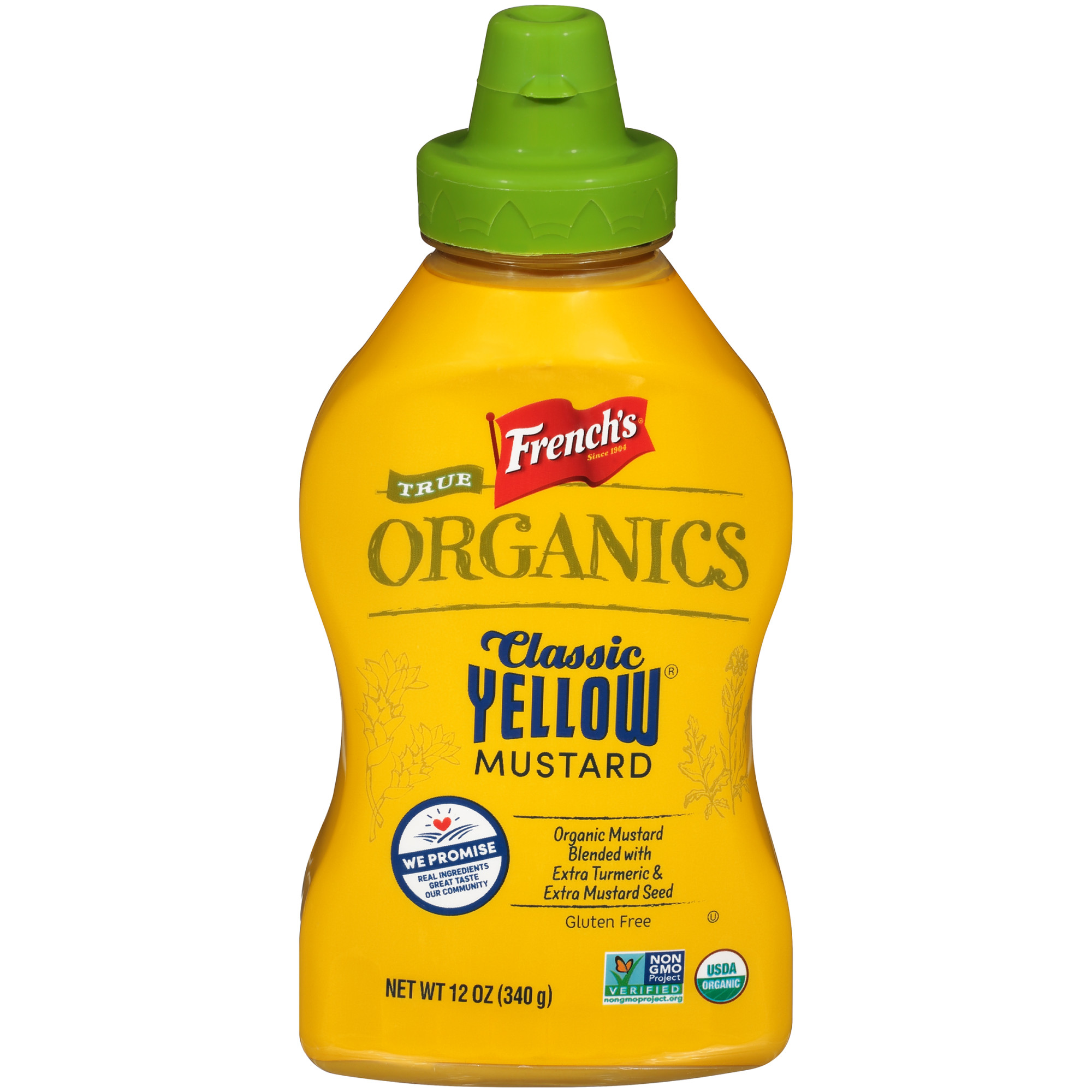 French S Yellow Mustard - Organic  12 Oz