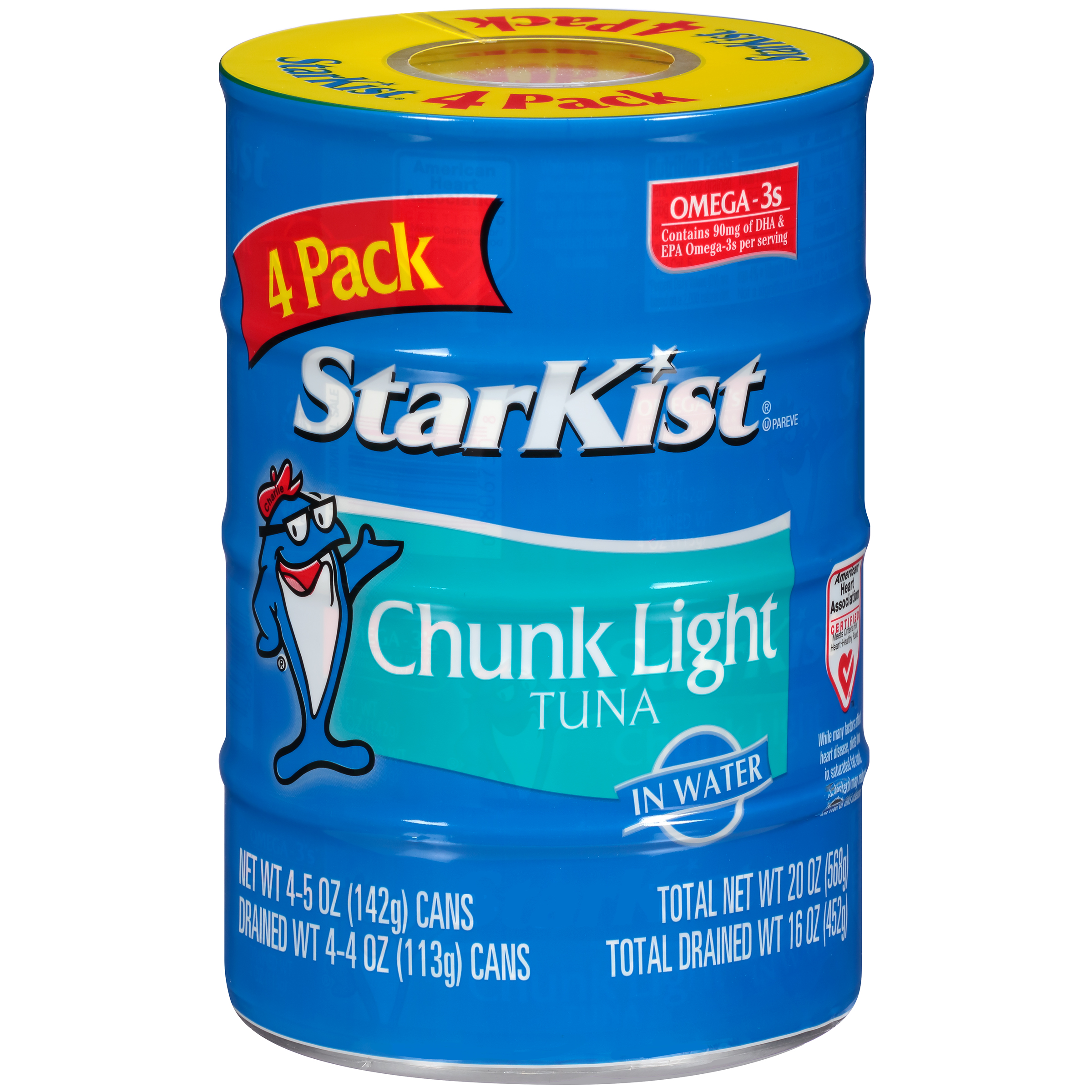 StarKist Chunk Light Tuna in Water  5 Oz  4 Count