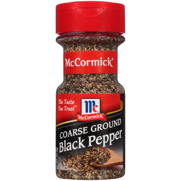 McCormick Black Pepper Coarse Ground, 1.5 OZ (Pack of 2)