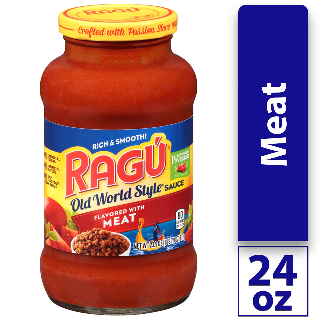 Ragu Old World Style Meat Pasta Sauce - 24oz