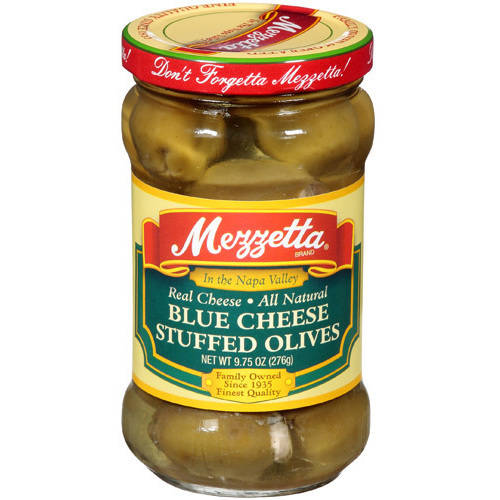 GL Mezzetta Mezzetta  Blue Cheese Stuffed Olives, 6.5 Oz