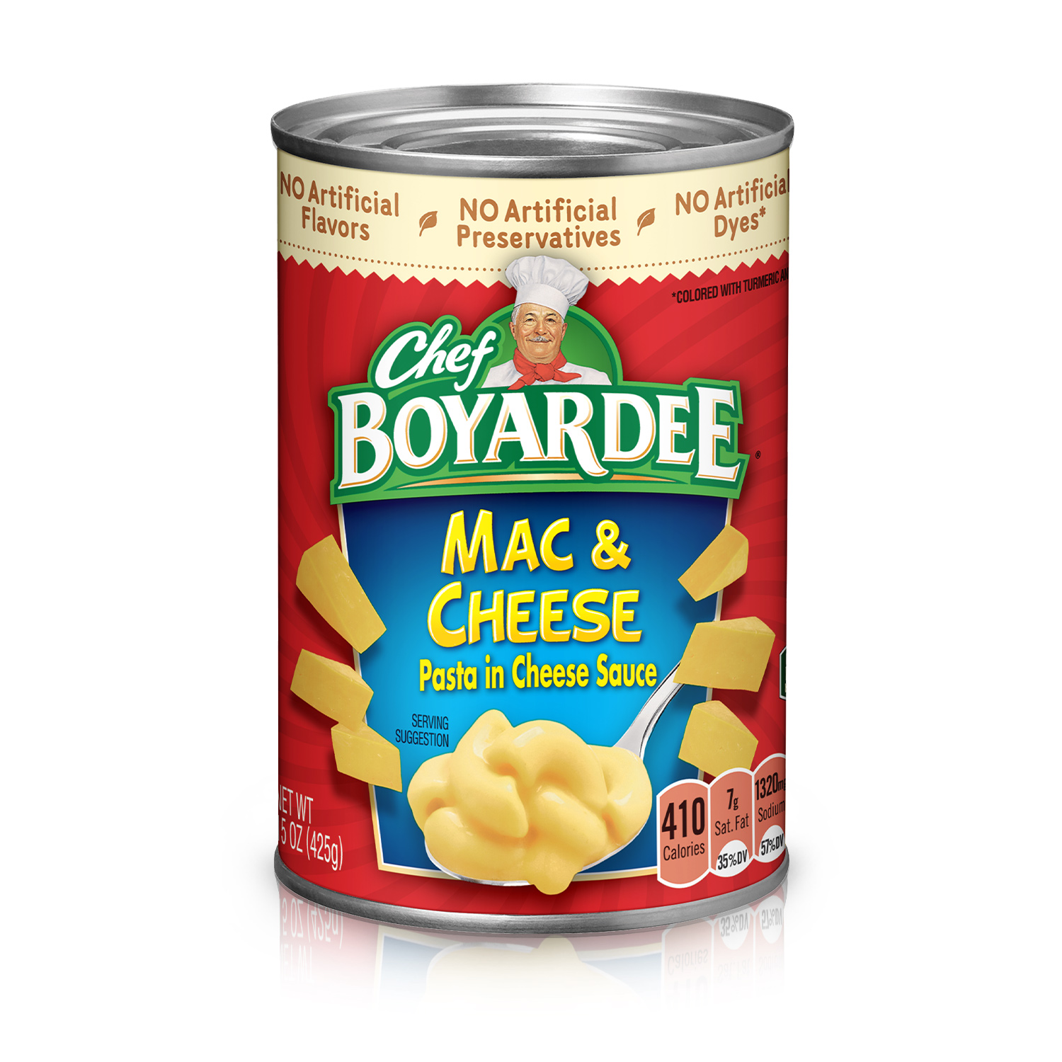 Chef Boyardee, Mac and Cheese Pasta in Cheese Sauce, 15 Oz (Case of 24)