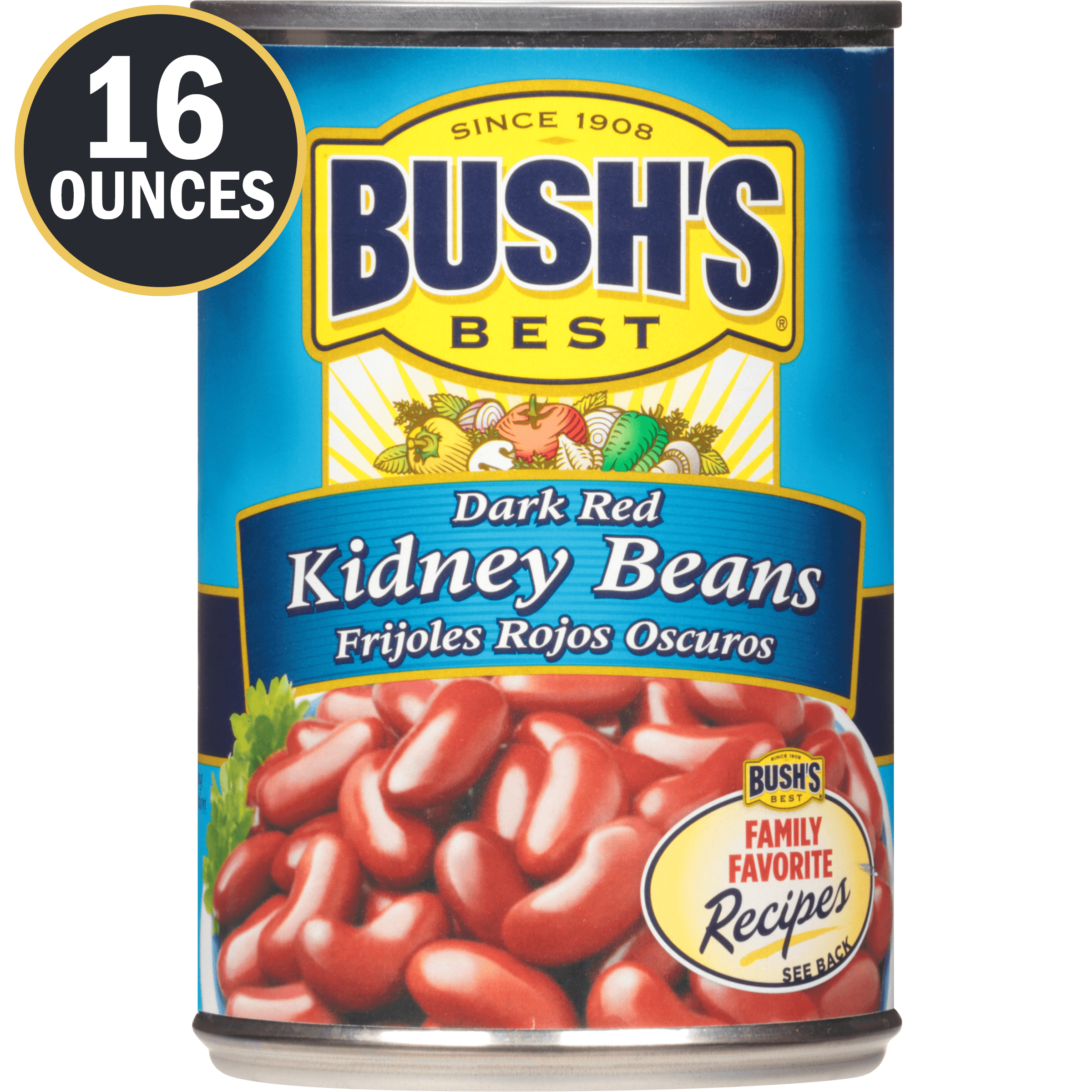 Bush's Dark Red Kidney Beans - 16oz