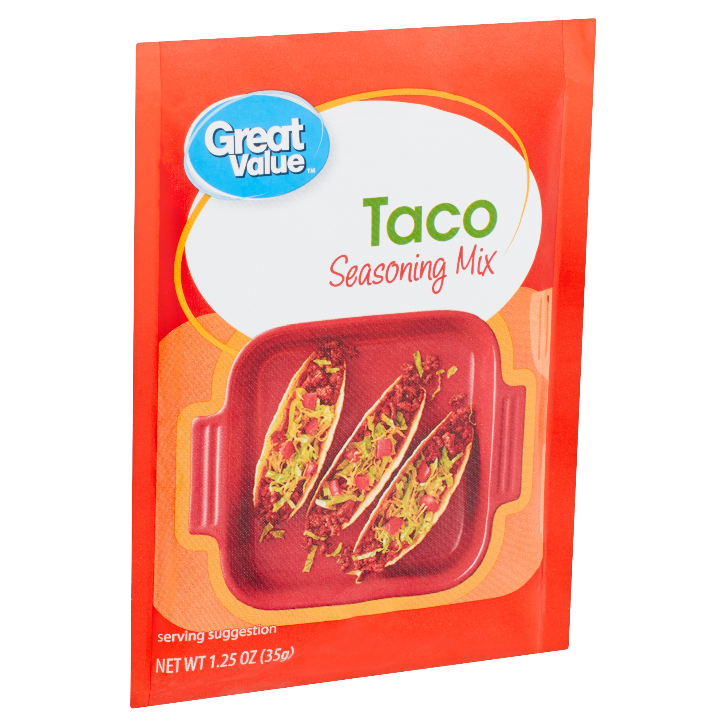 (6 Pack) Great Value Taco Seasoning Mix, 1.25 Oz Image
