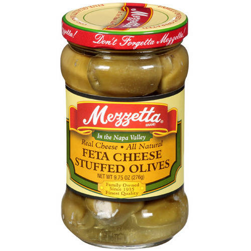 Mezzetta Feta Cheese Stuffed Olives, 9.75 Oz