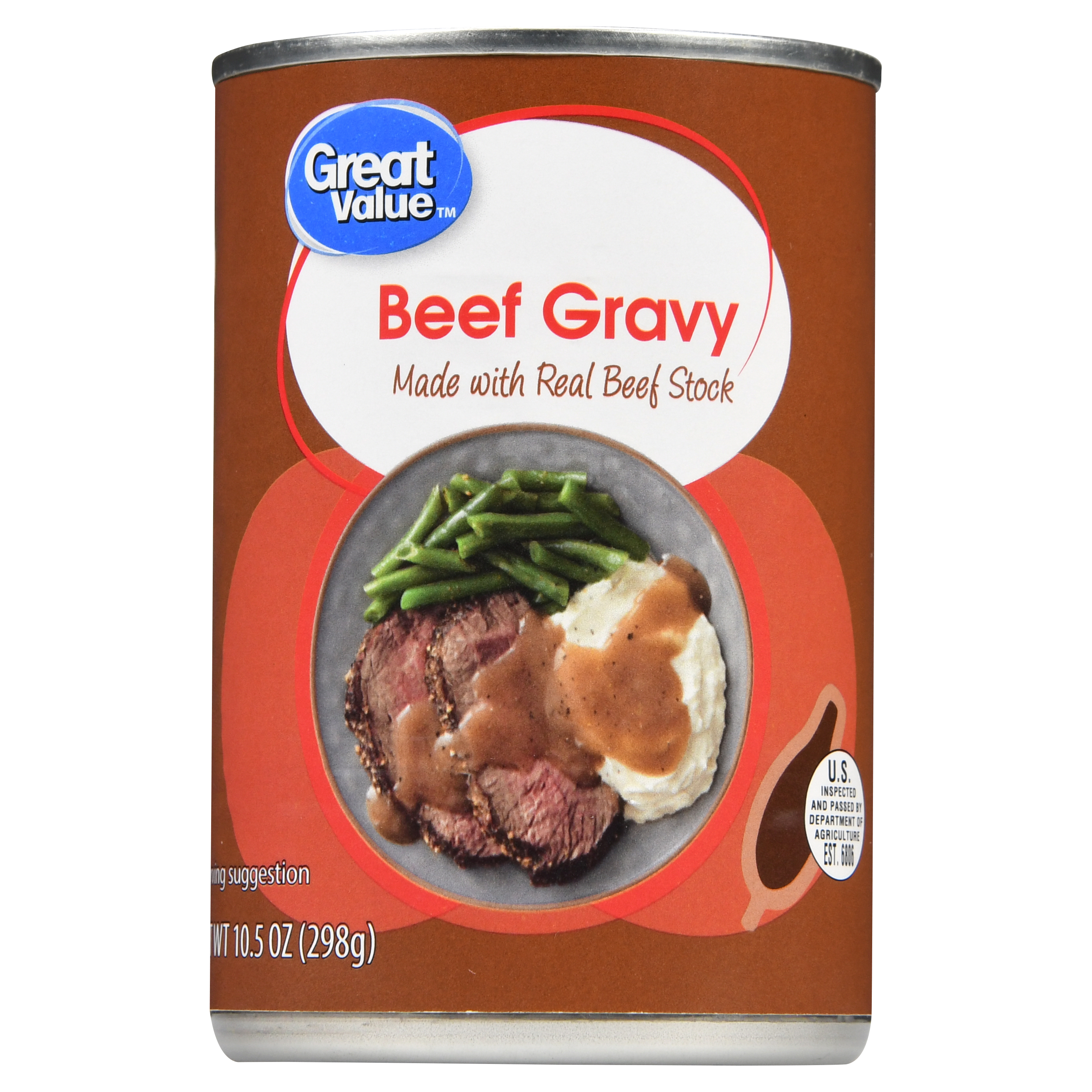 Great Value Beef Gravy, 10.5 Oz, 3 Pack Image