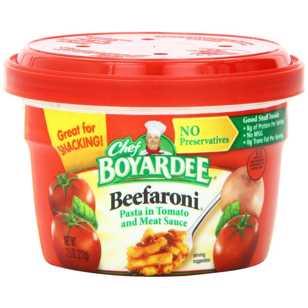 Chef Boyardee, Beefaroni Pasta in Tomato and Meat Sauce, 7.5 Oz (Case of 12)