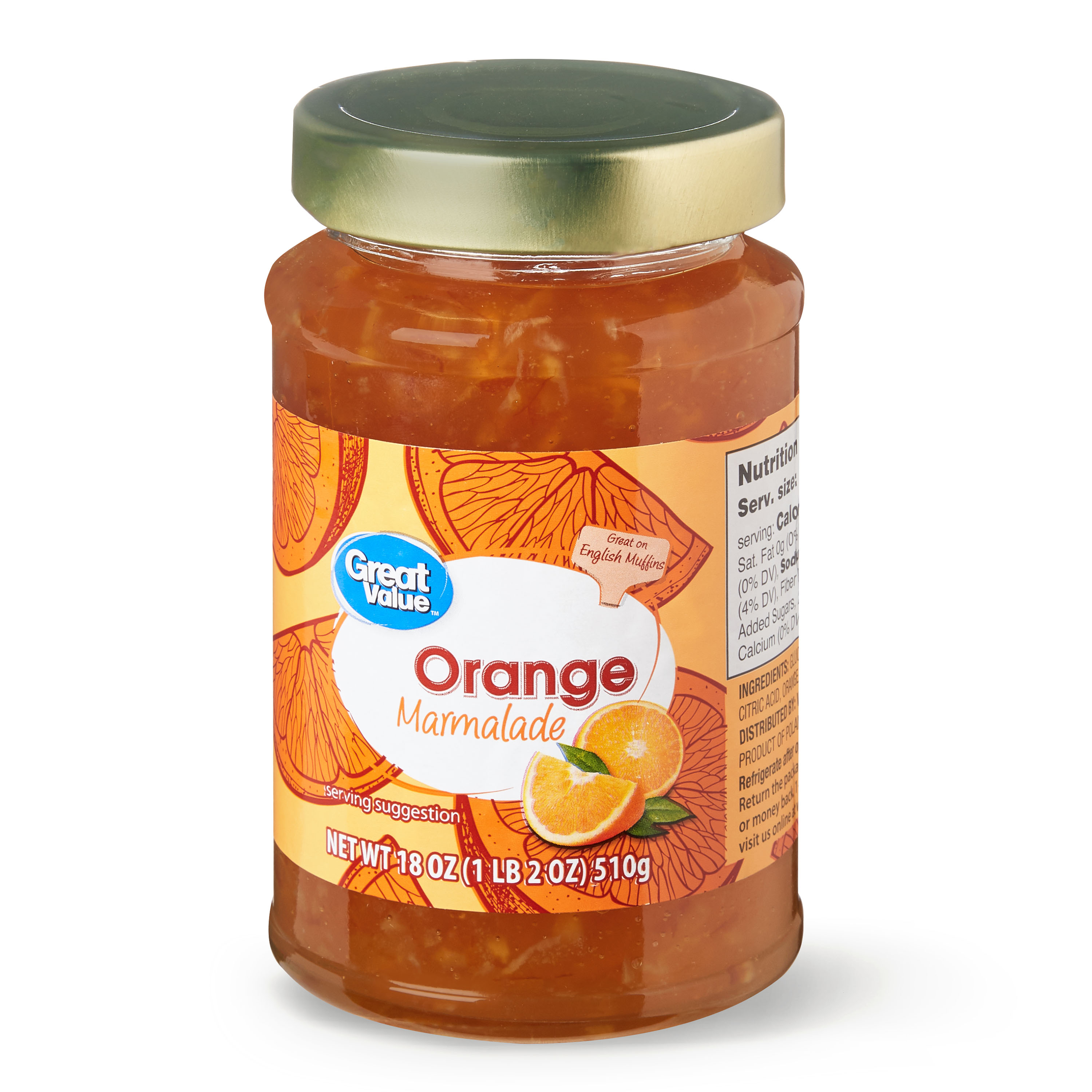 Great Value Orange Marmalade 18 Oz Image