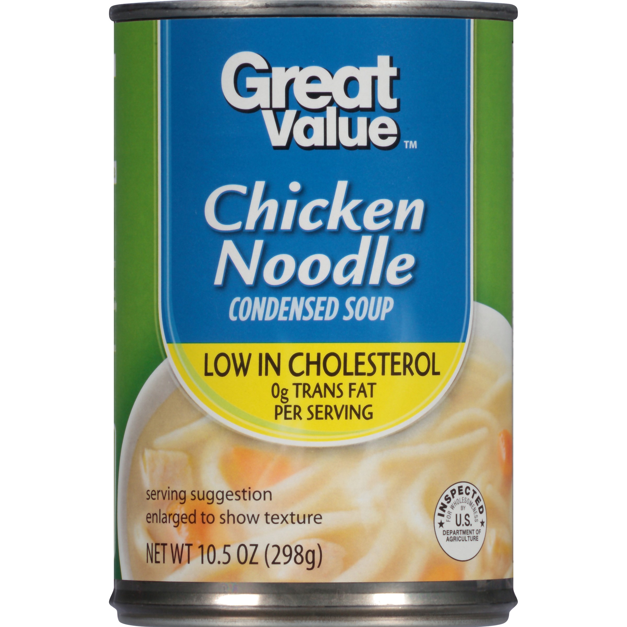 (8 Pack) Great Value Chicken Noodle Condensed Soup, 10.5 Oz