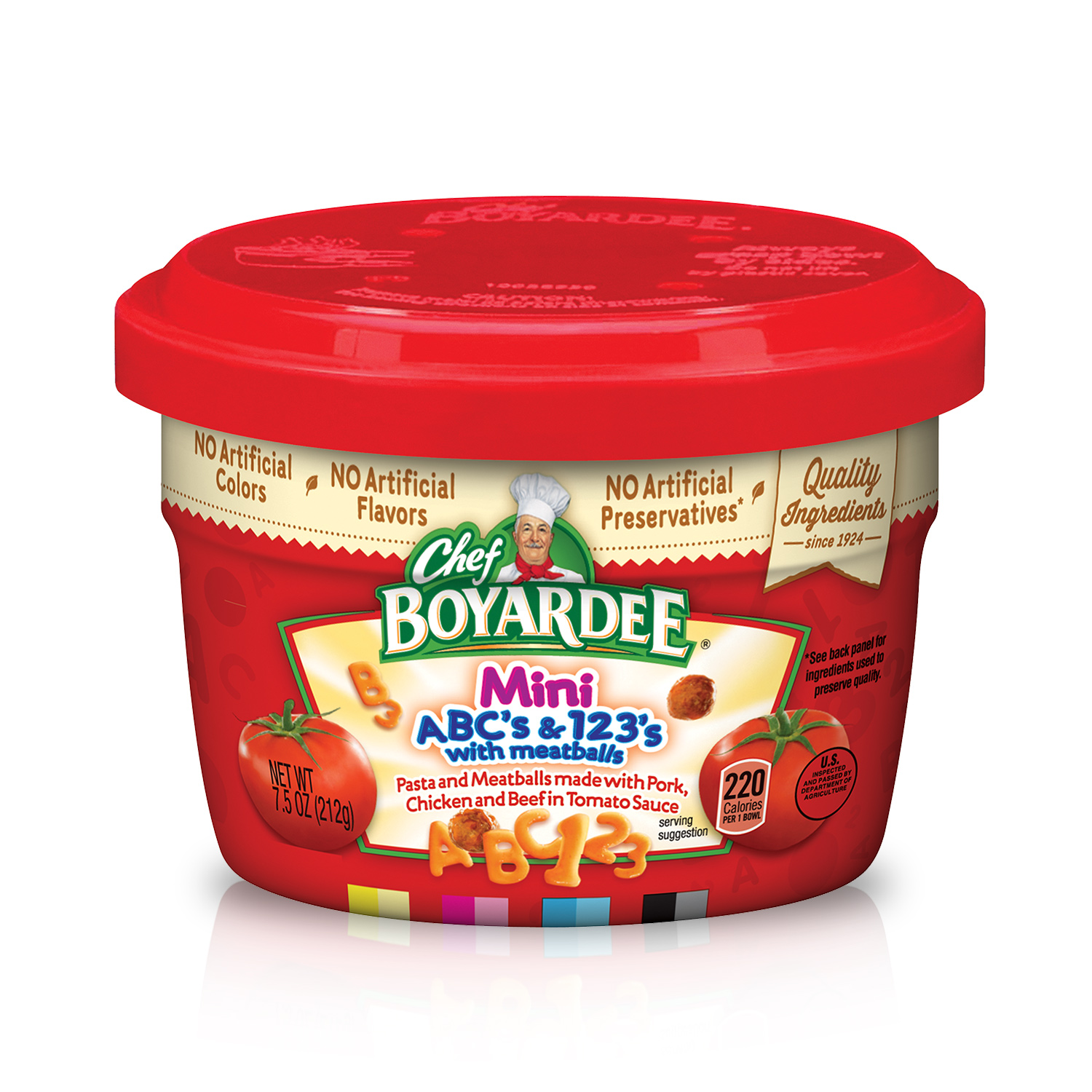 Chef Boyardee, Mini Abc's and 123's with Meatballs, 7.5 Oz (Case of 12)