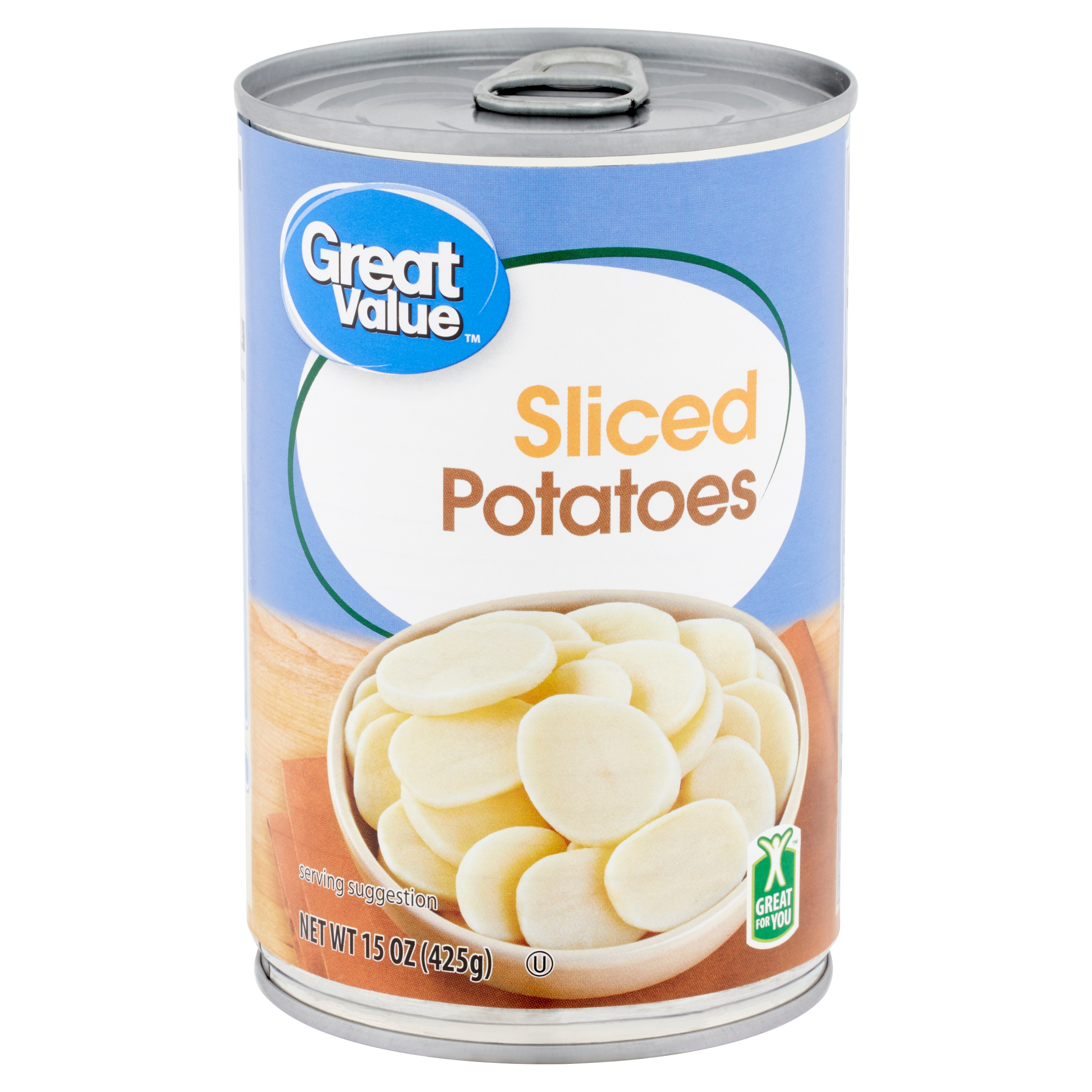 (6 Pack) Great Value Sliced Potatoes, 15 Oz Image