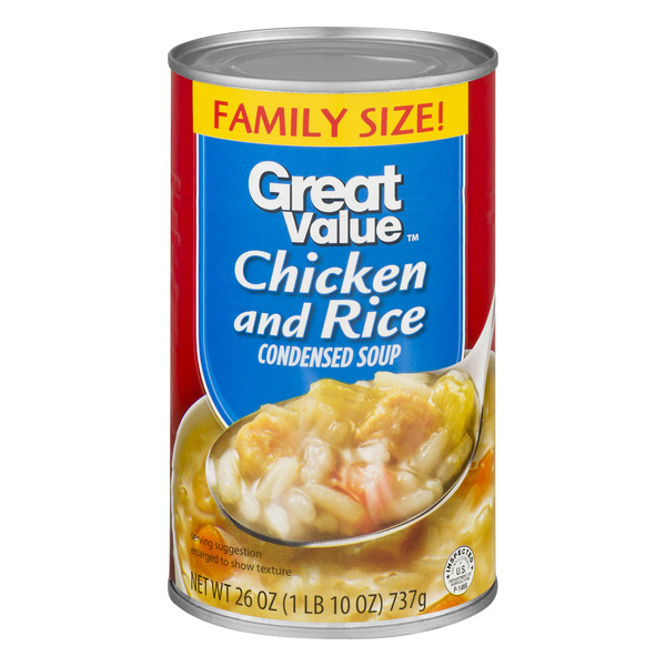 Great Value Chicken and Rice Condensed Soup, 26 Oz Image