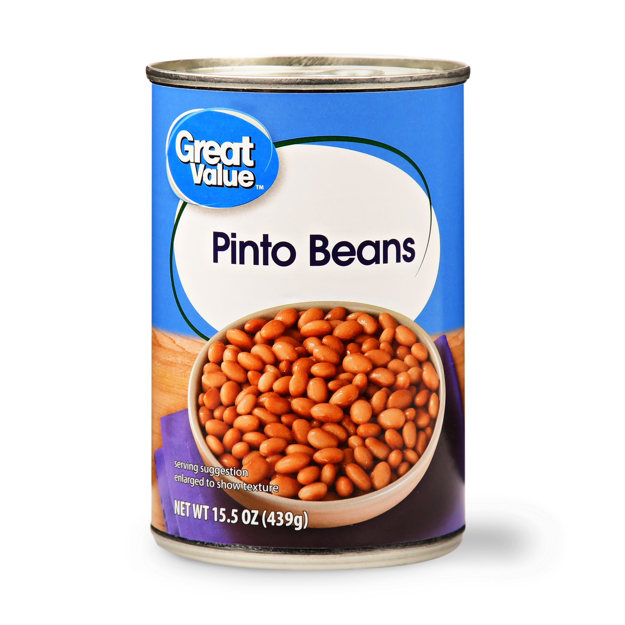 (4 Pack) Great Value Pinto Beans, 15.5 Oz Image