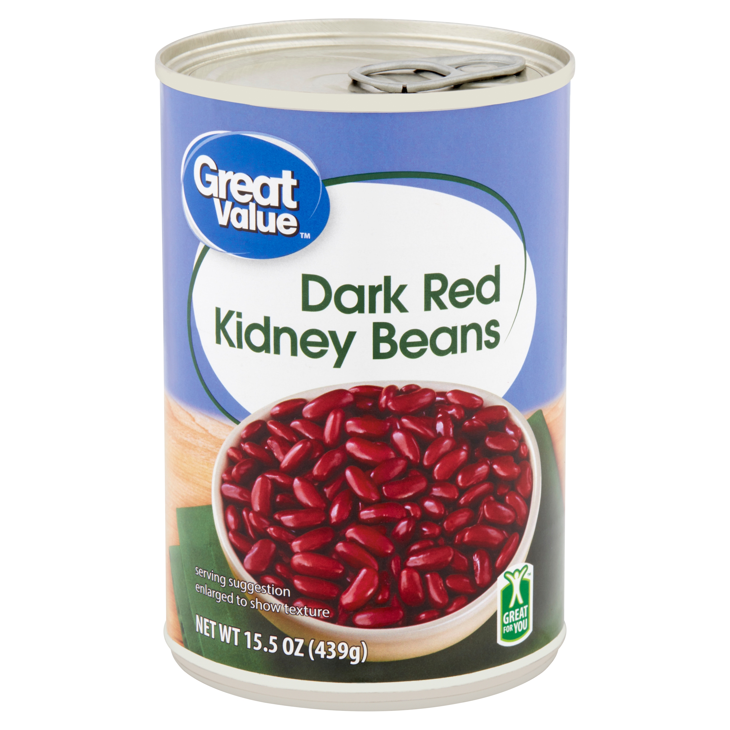 Great Value Dark Red Kidney Beans, 15.5 Oz Image