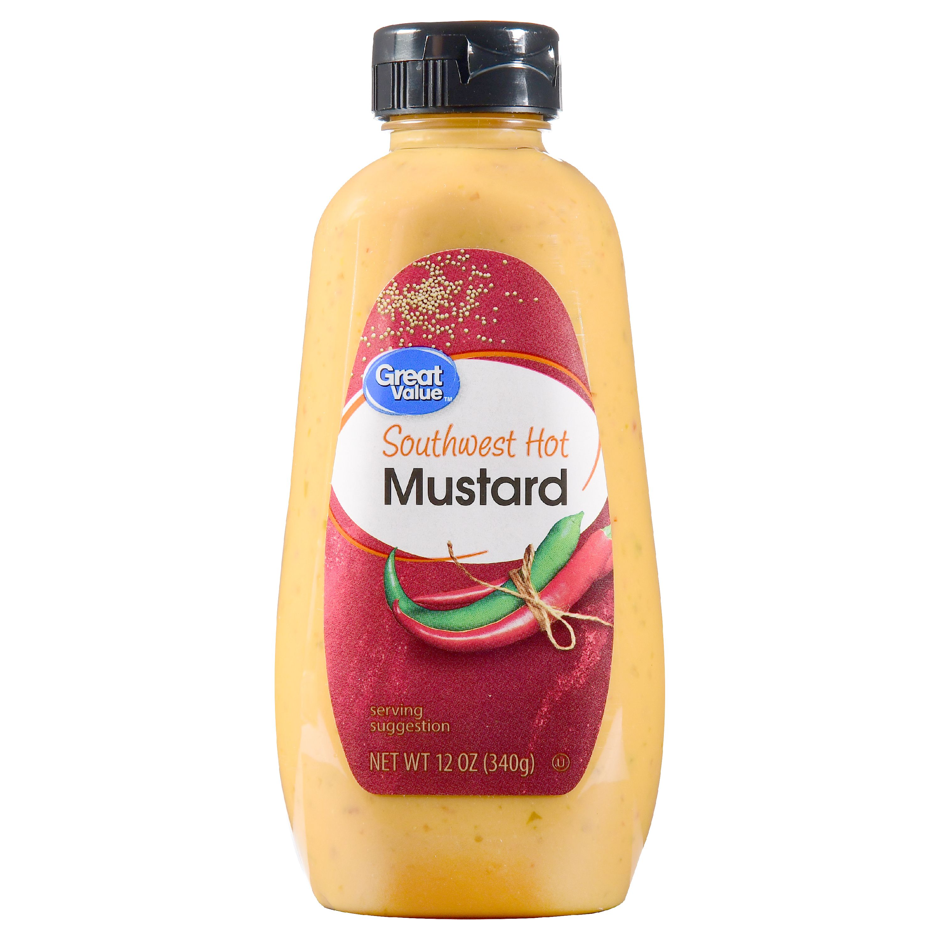Great Value Southwest Hot Mustard, 12 Oz Image