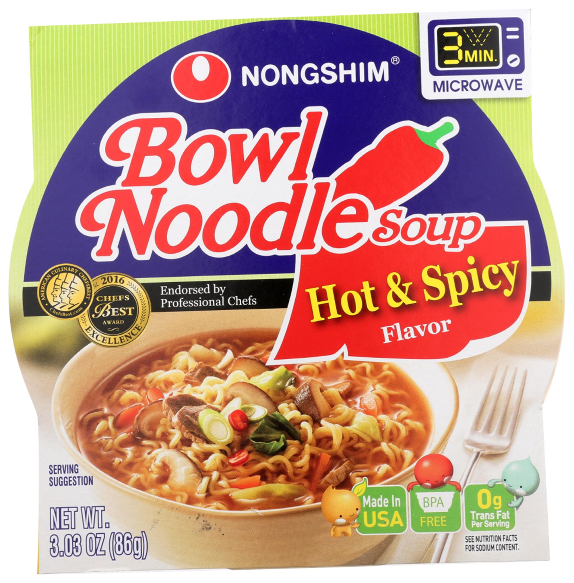 NongShim Soup Hot Noodle Bowl 12X86G