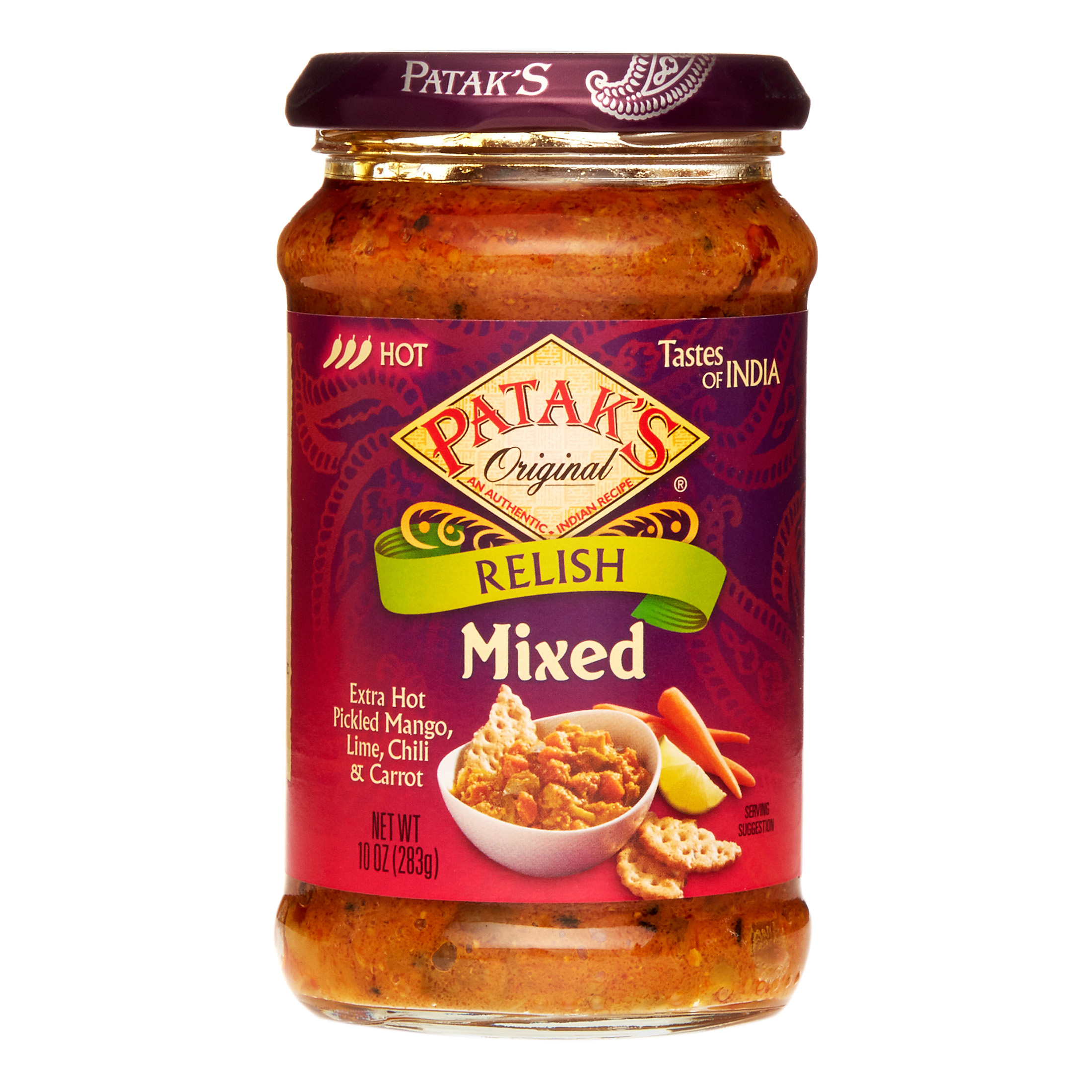 Patak's Mixed Relish Chunky & Spicy Hot