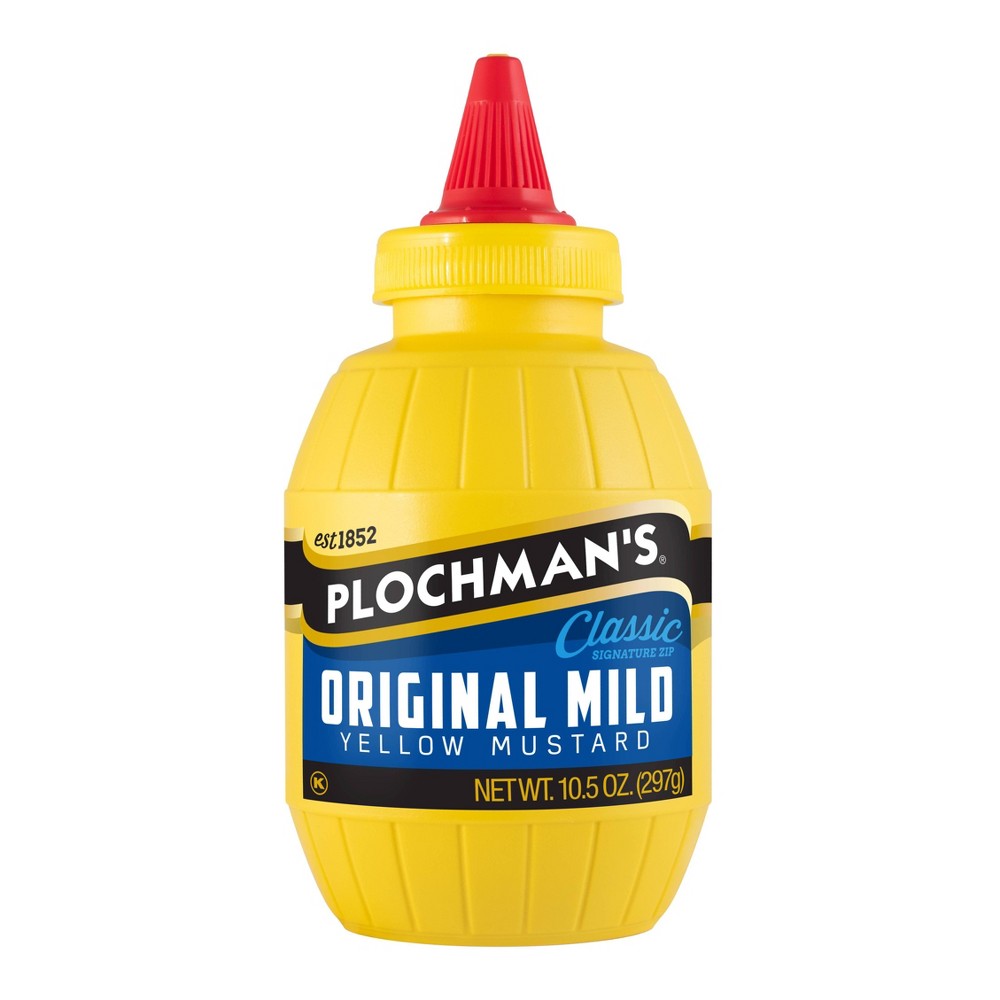 Plochman S Classic Original Mild Yellow Mustard  10.5 Fl Oz