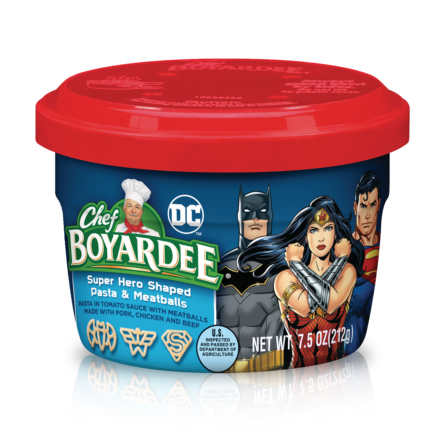 CHEF BOYARDEE Microwave Pasta in Tomato Sauce with Meatballs Super Hero, 7.5 OZ