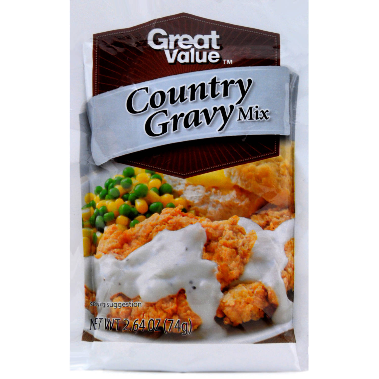 (4 Pack) Great Value Country Style Gravy Mix, 2.64 Oz Image
