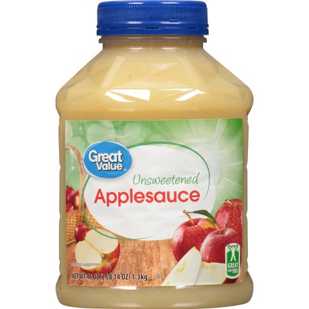 Great Value Unsweetened Applesauce, 46 Oz Image