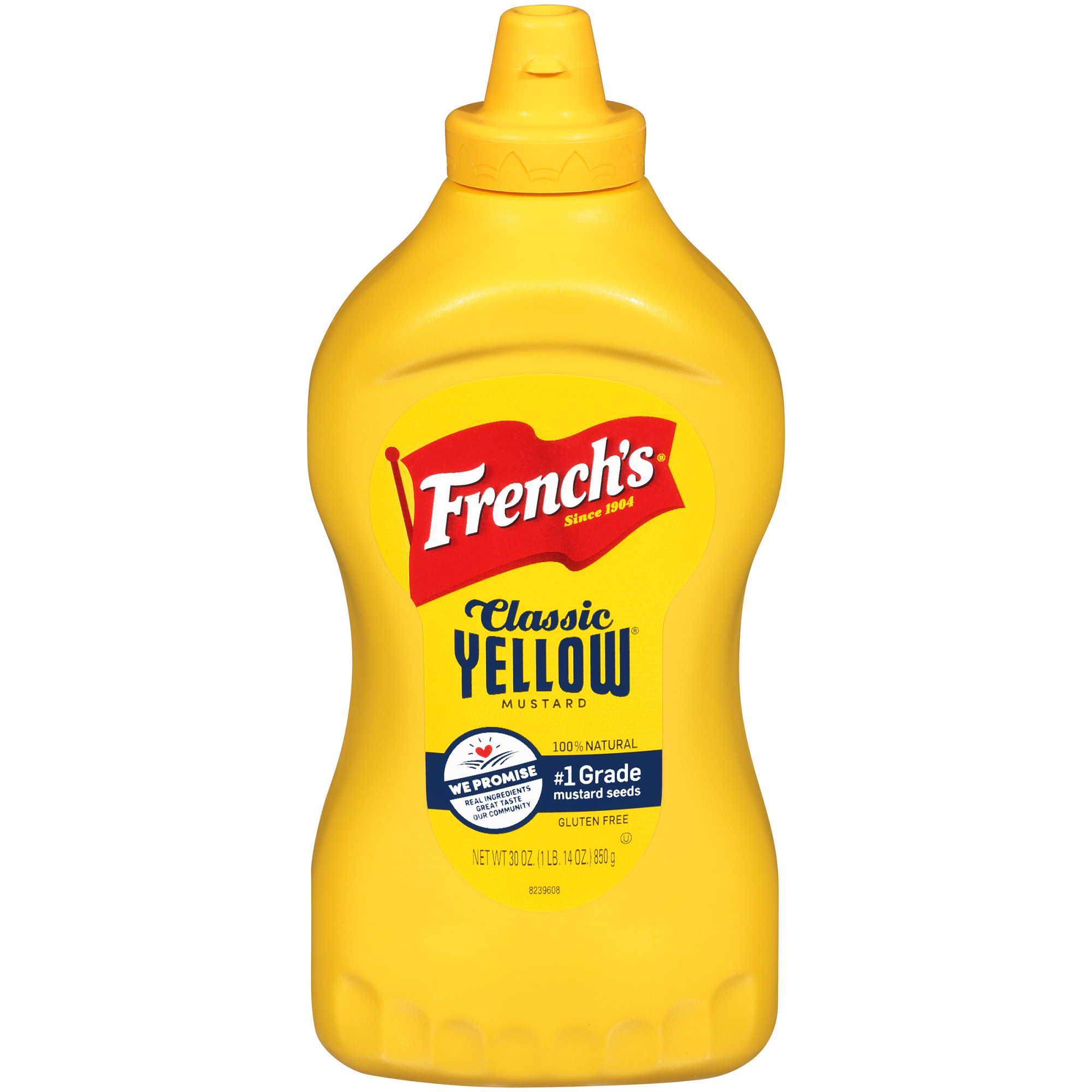 French S Classic Yellow Mustard Squeeze Bottle  30 Oz