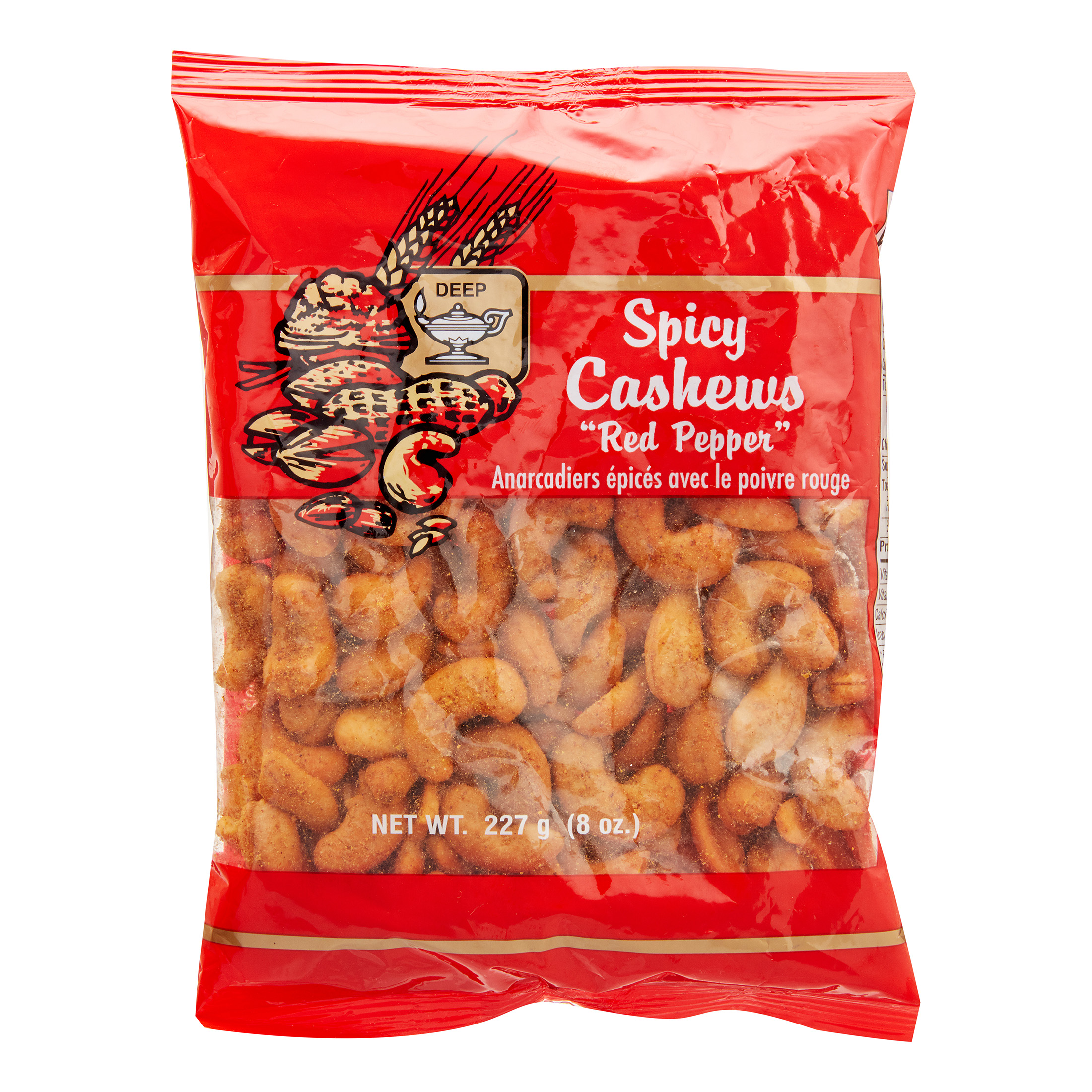 Deep Cashews  Red Pepper 8 Oz