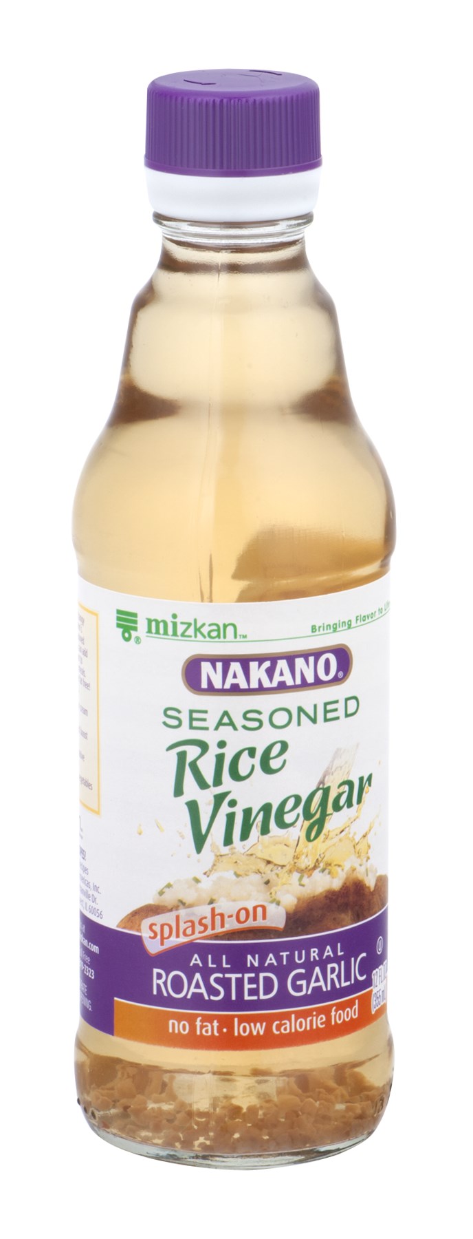 Nakano Rice Vinegar, Seasoned, Roasted Garlic, 12 FL OZ (Pack of 6)