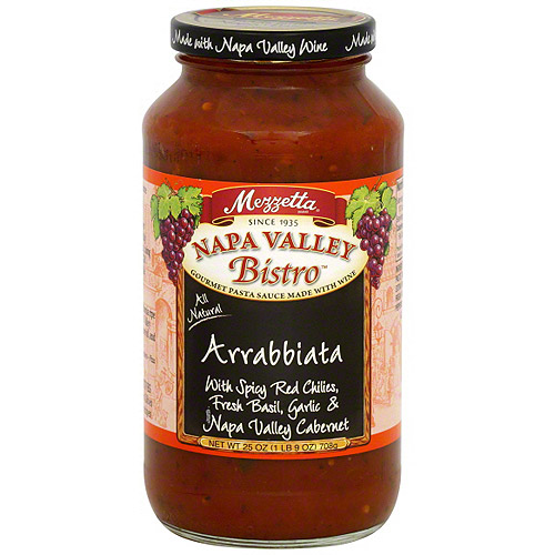 Mezzetta Spicy Marinara Napa Valley Pasta Sauce  25 Oz  (Pack of 6)