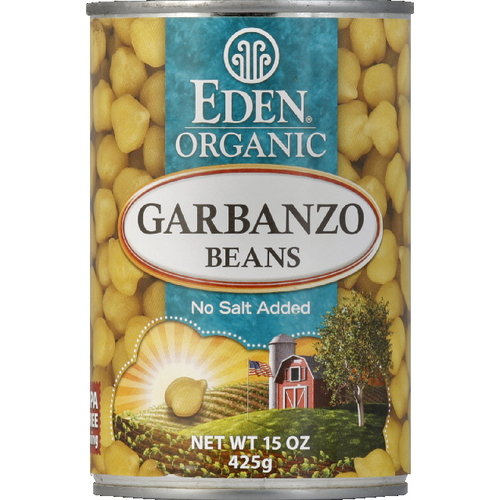 Eden Organic Garbanzo Beans, 15 Oz (Pack of 12)