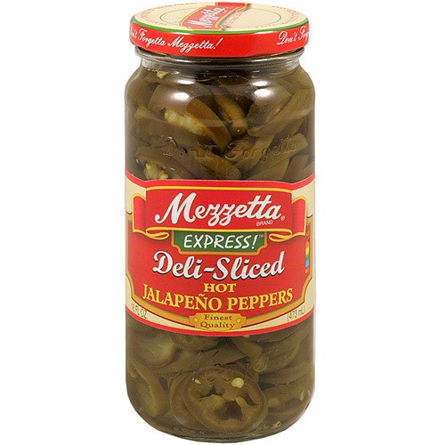 Mezzetta Deli Sliced Hot Jalapeno Peppers, 16 Oz (Pack of 6)