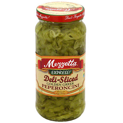 Mezzetta Deli Sliced Golden Greek Peperoncini  16 Oz (Pack of 6)